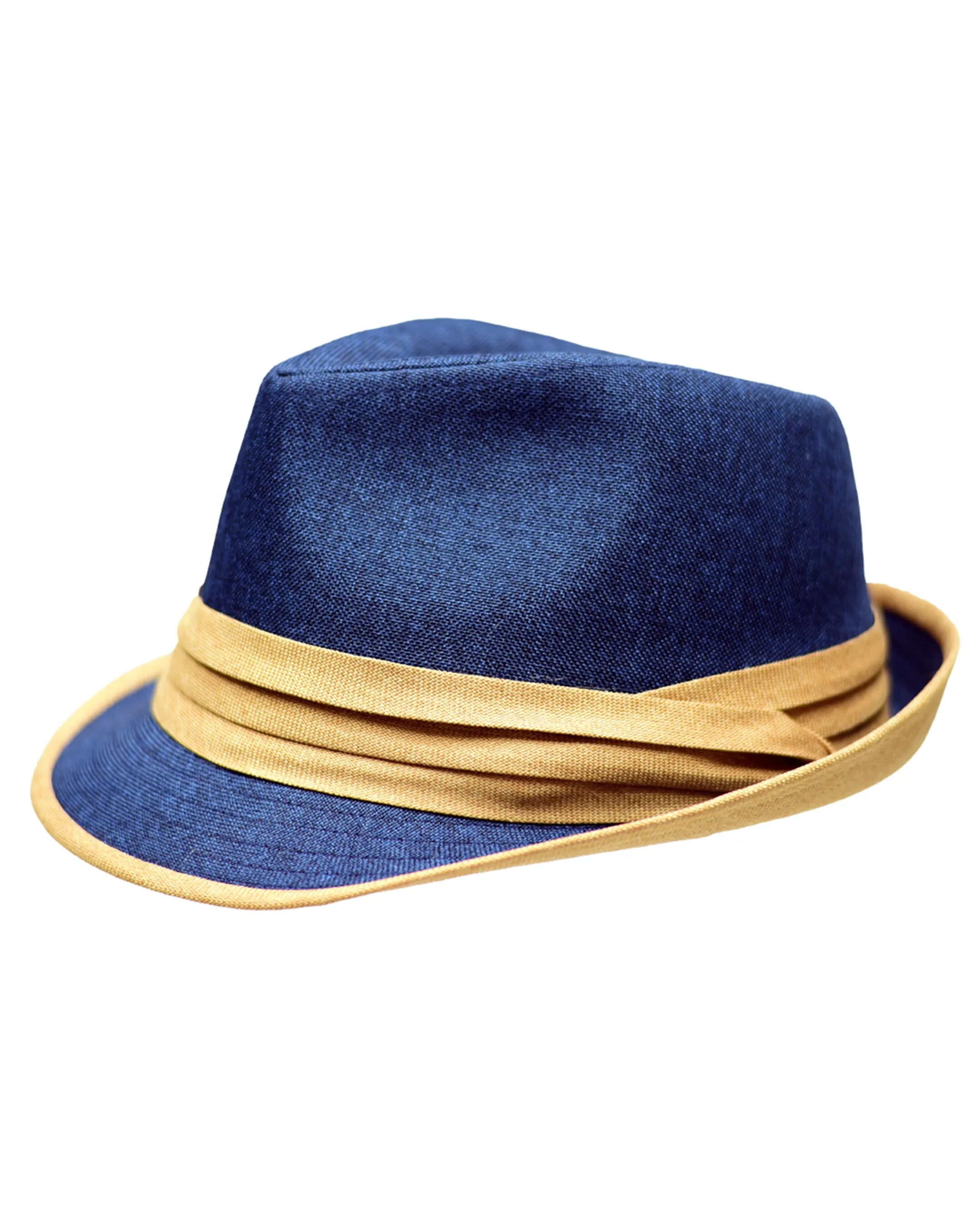 Natural Polyester Stingy Brim Trilby