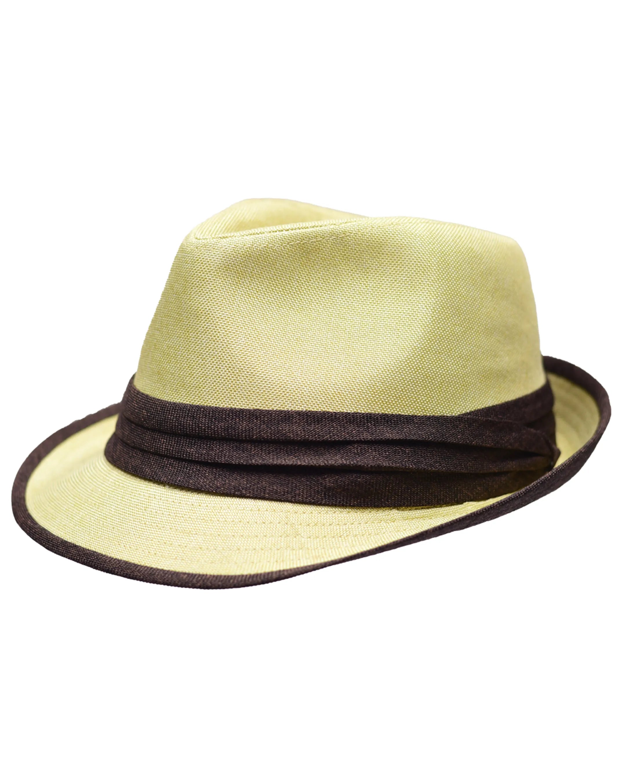 Natural Polyester Stingy Brim Trilby