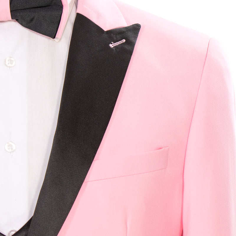 Pink 3-Piece Slim-Fit Tuxedo