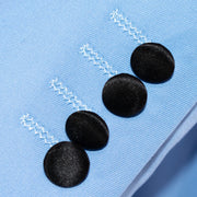 Sky Blue 3-Piece Slim-Fit Tuxedo