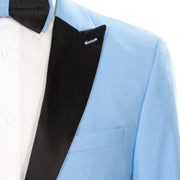 Sky Blue 3-Piece Slim-Fit Tuxedo