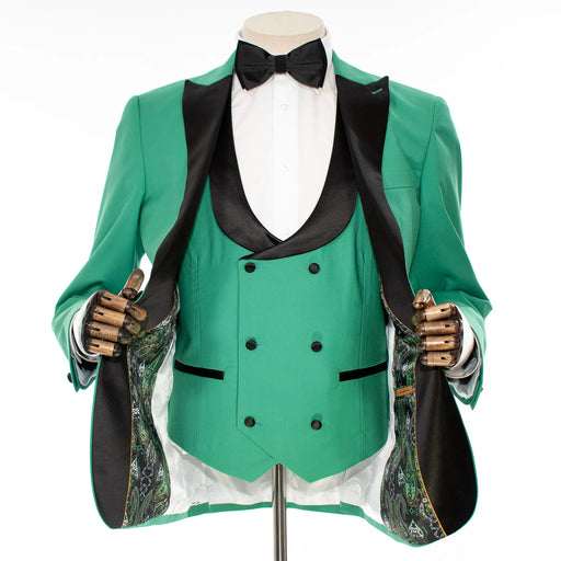 Apple Green 3-Piece Slim-Fit Tuxedo