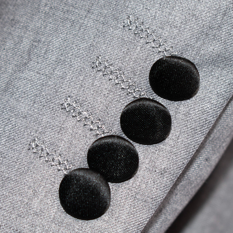 Gray 3-Piece Slim-Fit Tuxedo