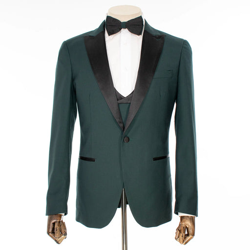 Hunter Green 3-Piece Slim-Fit Tuxedo