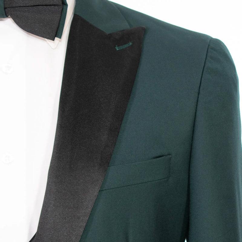 Hunter Green 3-Piece Slim-Fit Tuxedo