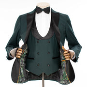 Hunter Green 3-Piece Slim-Fit Tuxedo