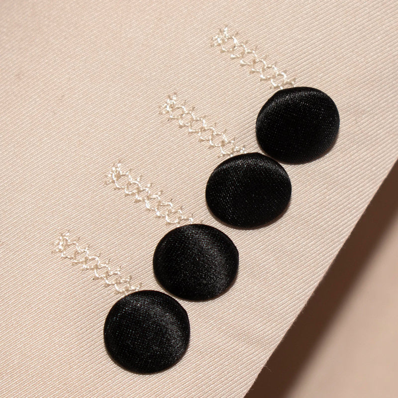 Tan and Black 3-Piece Slim-Fit Tuxedo