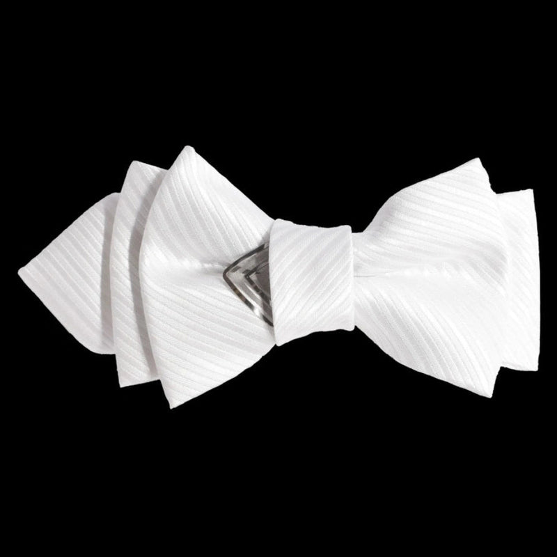 Ruche Bow Tie with Matching Hankie