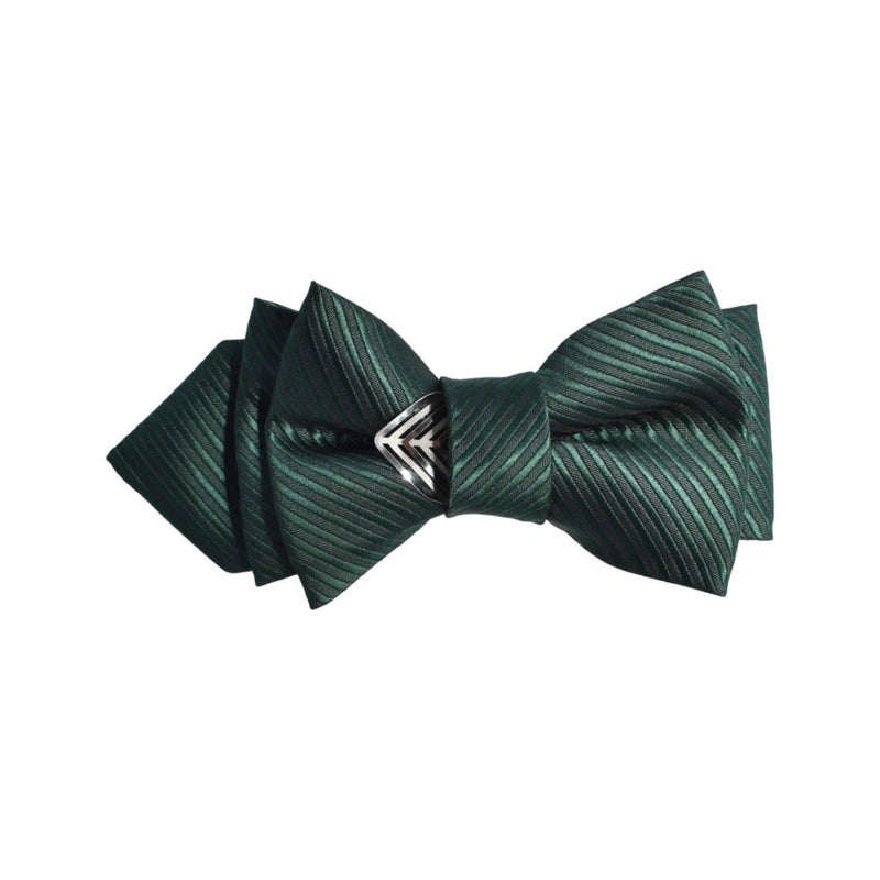 Ruche Bow Tie with Matching Hankie