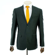 Men's Hunter Green Sharkskin 2-Piece Slim-Fit Suit