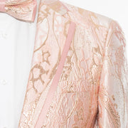 Pink Marbled 3-Piece Tailored-Fit Tuxedo
