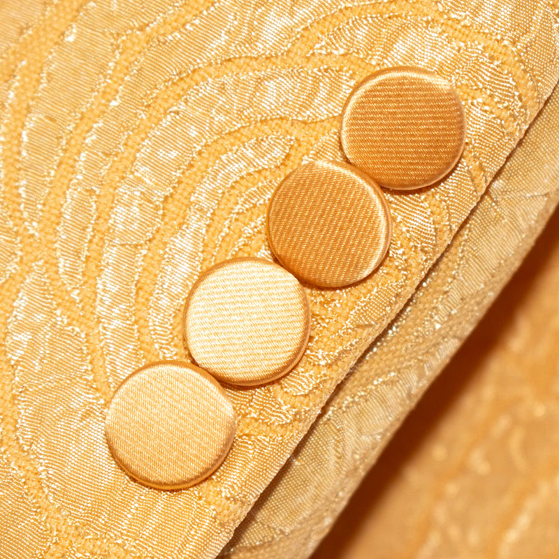 Gold Paisley 3-Piece Regular-Fit Tuxedo