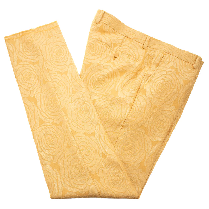 Gold Paisley 3-Piece Regular-Fit Tuxedo