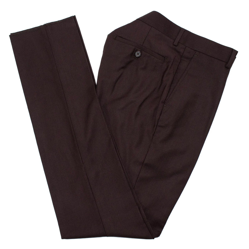 Men's Brown 3-Piece Slim-Fit Suit