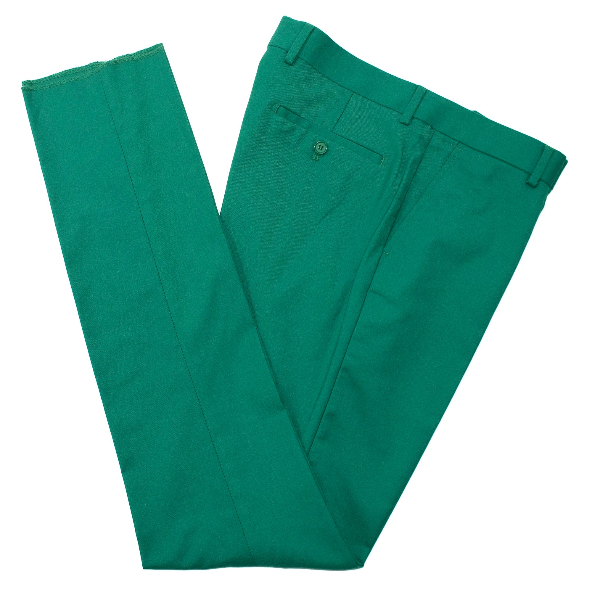 Men's Kelly Green 3-Piece Slim-Fit Suit