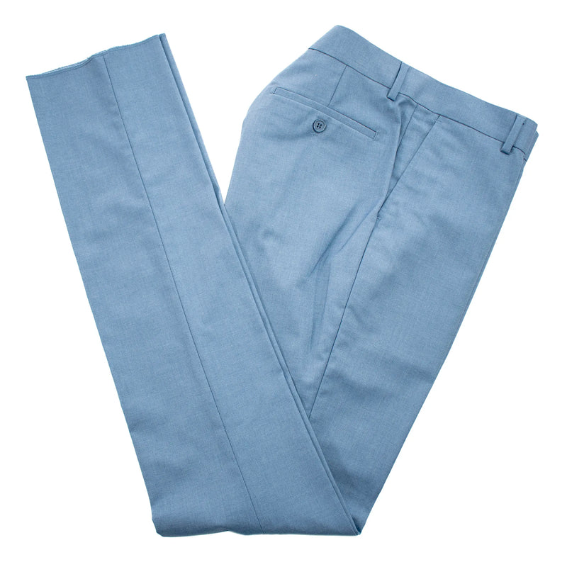 Ocean Blue Stretch 3-Piece Slim-Fit Suit