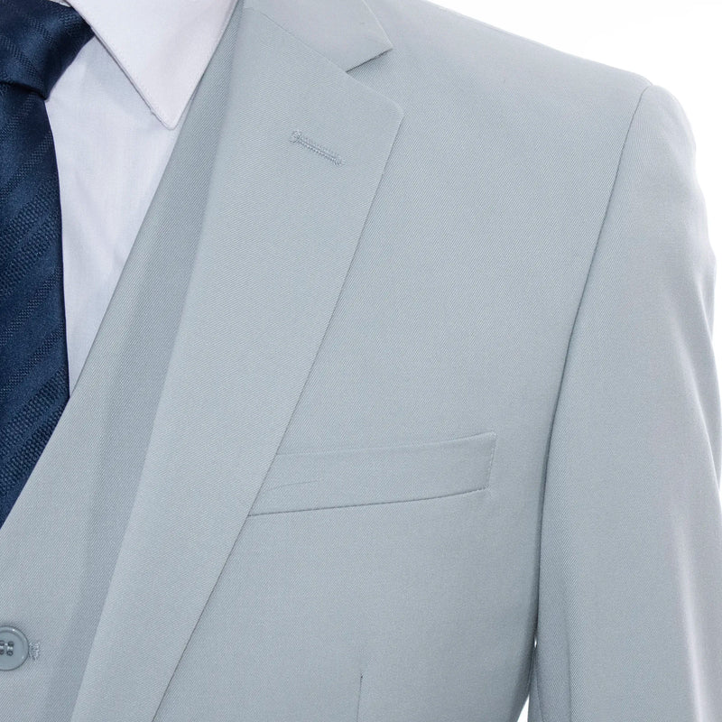 Men's Platinum 3-Piece Slim-Fit Suit