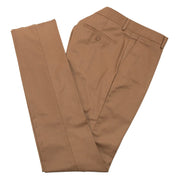 Men's Taupe Brown 3-Piece Slim-Fit Suit