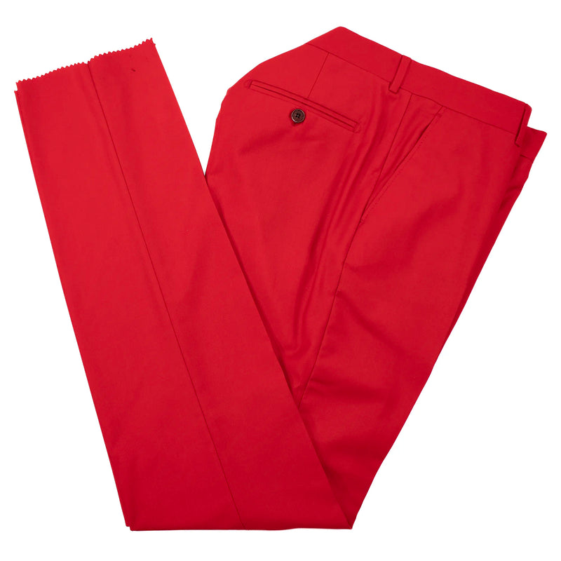 Red 3-Piece Slim-Fit Suit