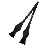 Self-Tie Paisley Satin Bow-Tie