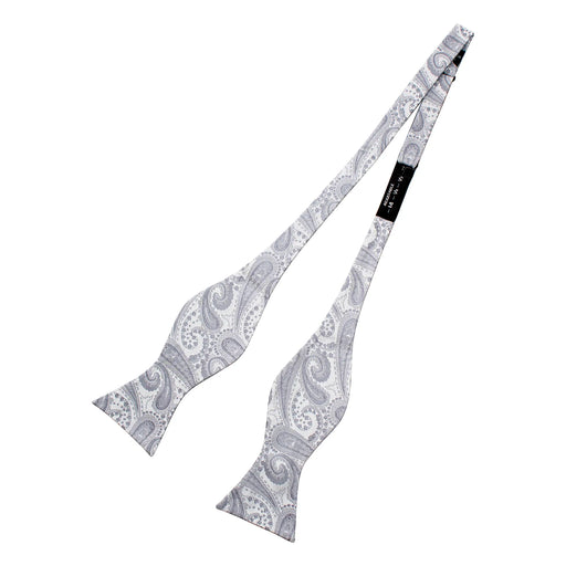 Self-Tie Paisley Satin Bow-Tie