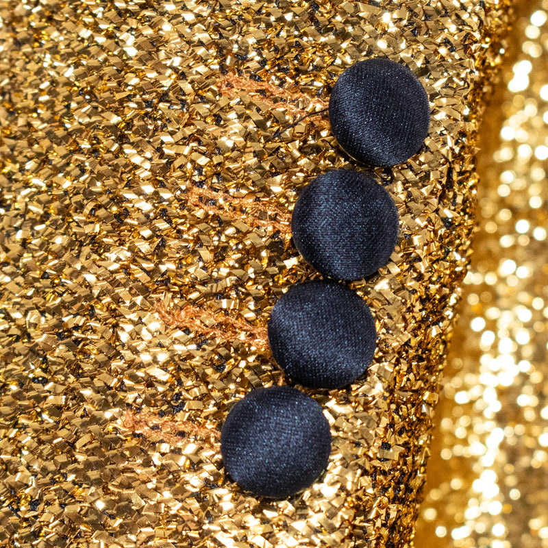 Men's Sparkling Gold 2-Piece Slim-Fit Tuxedo