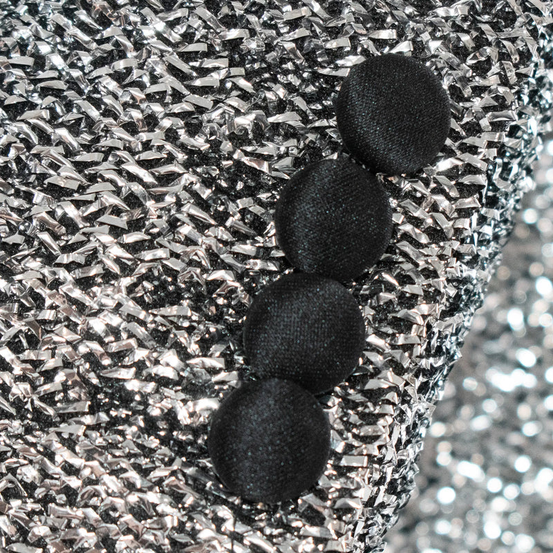 Men's Sparkling Silver 2-Piece Slim-Fit Tuxedo