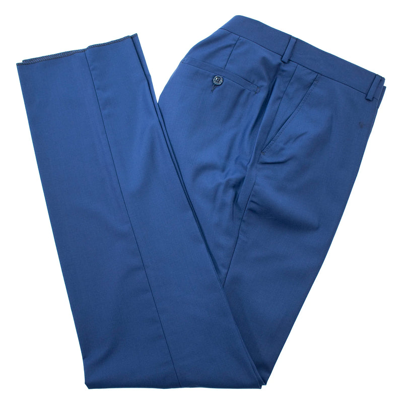 Blue 2-Piece Slim-Fit Suit With Interchangeable Shawl Lapels