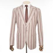 Sand Multitrack Stripe 3-Piece Tailored-Fit Suit