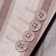 Sand Multitrack Stripe 3-Piece Tailored-Fit Suit