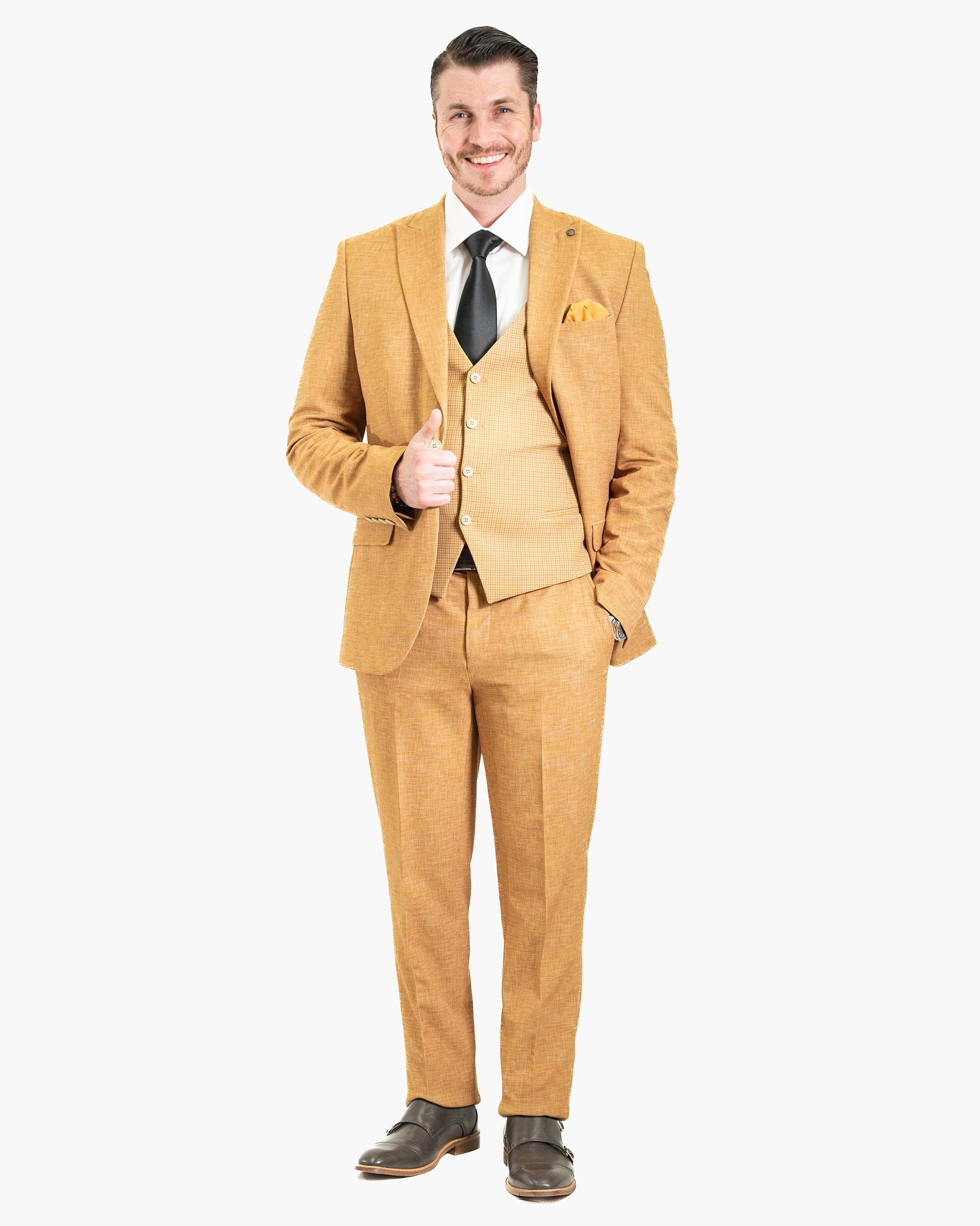 Winston | Twill 3-Piece Tailored-Fit Suit