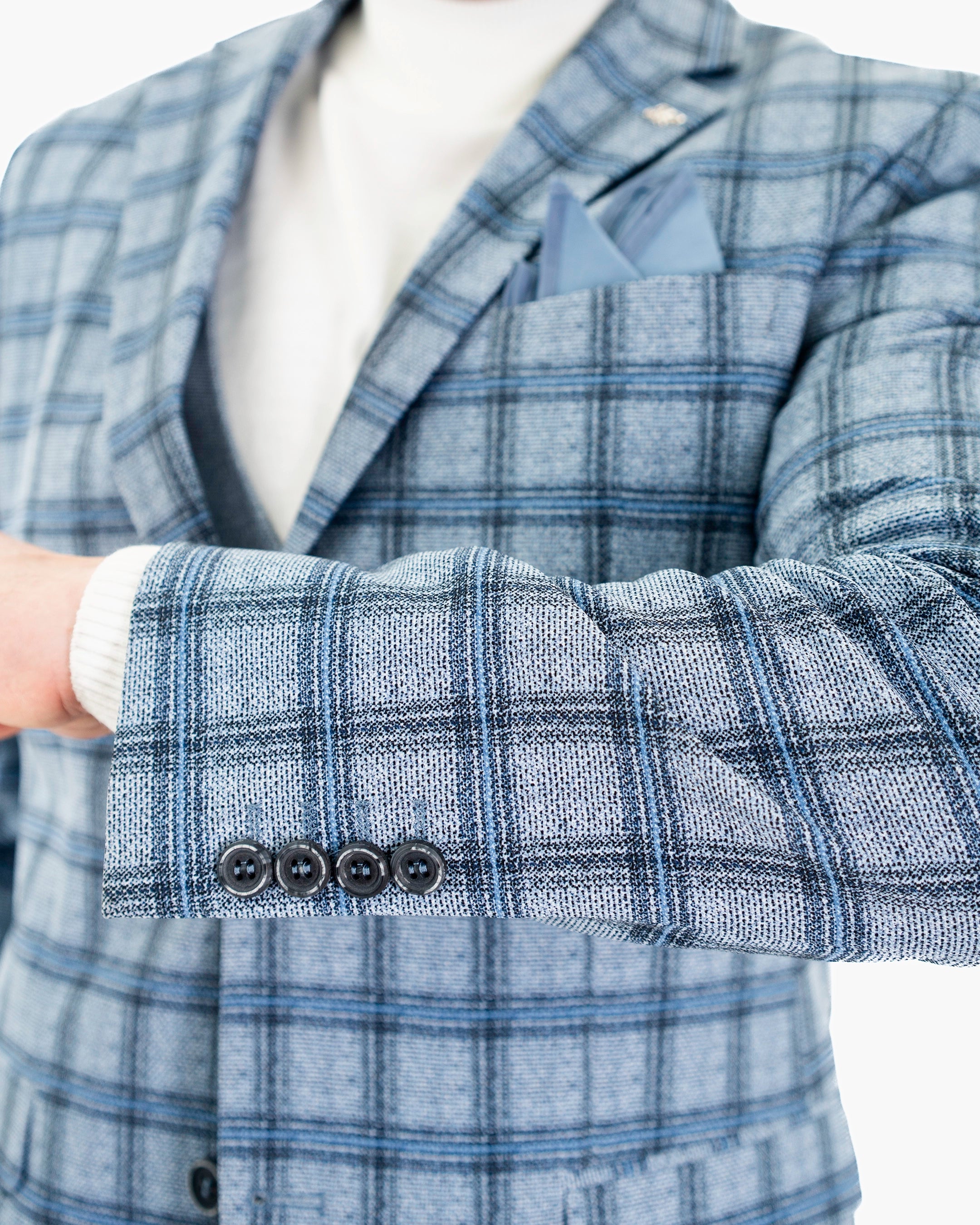 Rodney | Plaid 3-Piece Tailored-Fit Suit