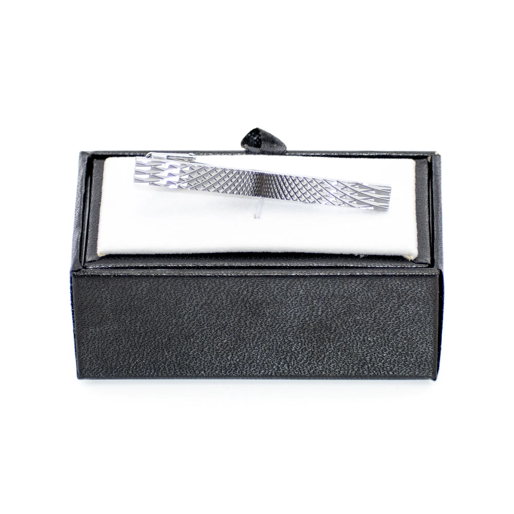 Silver Focal Lattice Tie-Bar