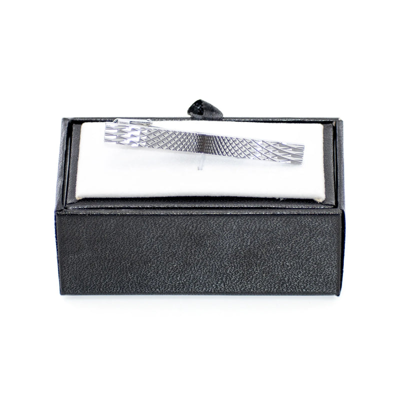 Silver Focal Lattice Tie-Bar