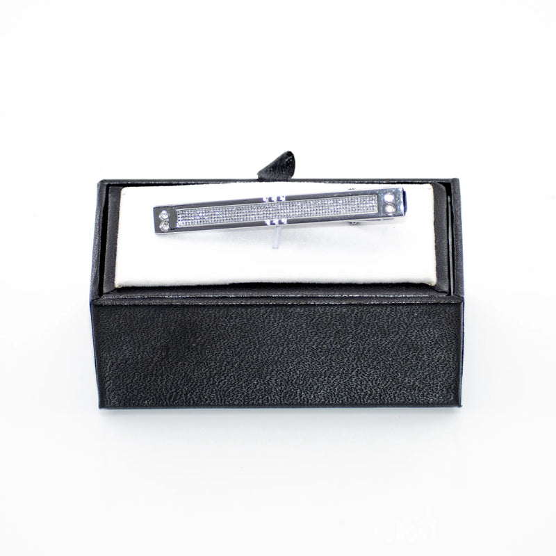 Modernist Crystal Tie-Bar