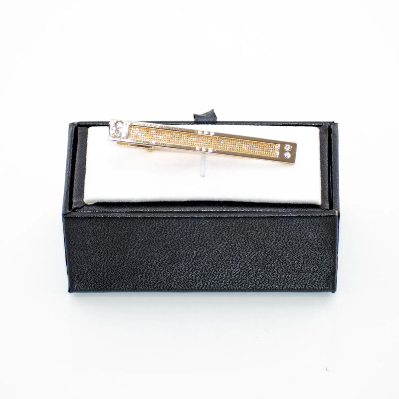 Modernist Crystal Tie-Bar