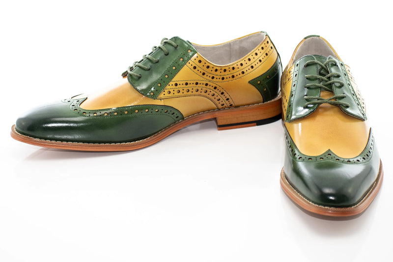Green & Scotch Brogue Wingtip