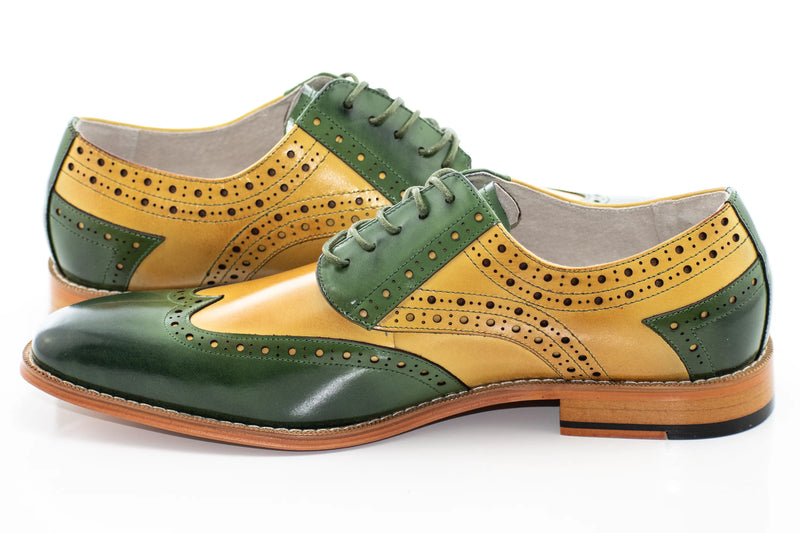 Green & Scotch Brogue Wingtip