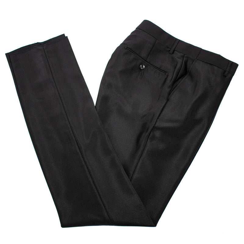 Burgundy Sharkskin 3-Piece Slim-Fit Tuxedo