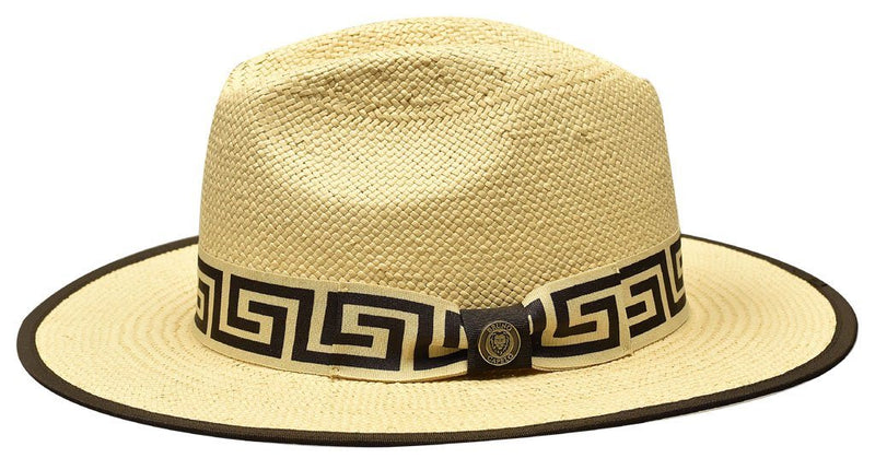 Flat-Brim Straw Fedora