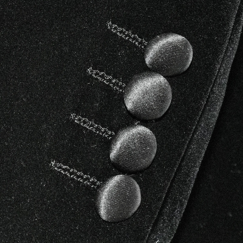 Romeo | Black Velvet Slim-Fit Dinner Jacket