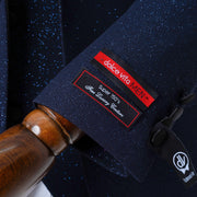 Dante | Navy Blue Glitter 3-Piece Tailored-Fit Tuxedo