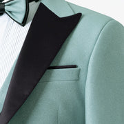 Dante | Mint Glitter 3-Piece Tailored-Fit Tuxedo