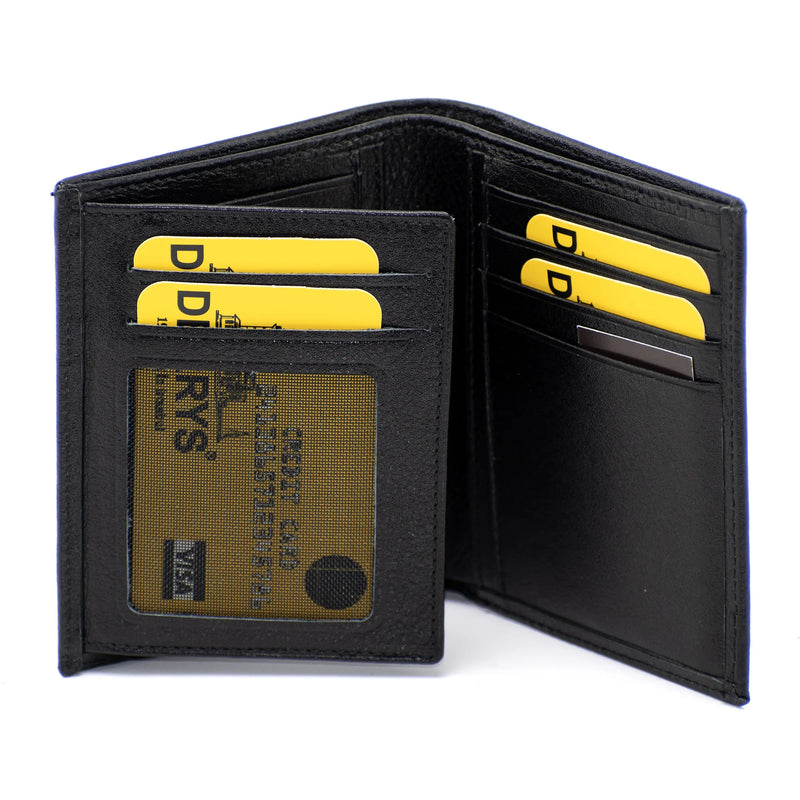 Genuine Leather Trifold Billfold Wallet