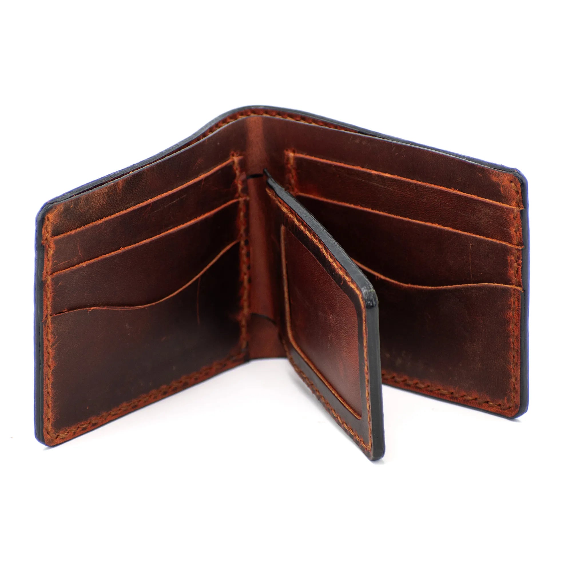 Brown Genuine Leather Billfold Wallet