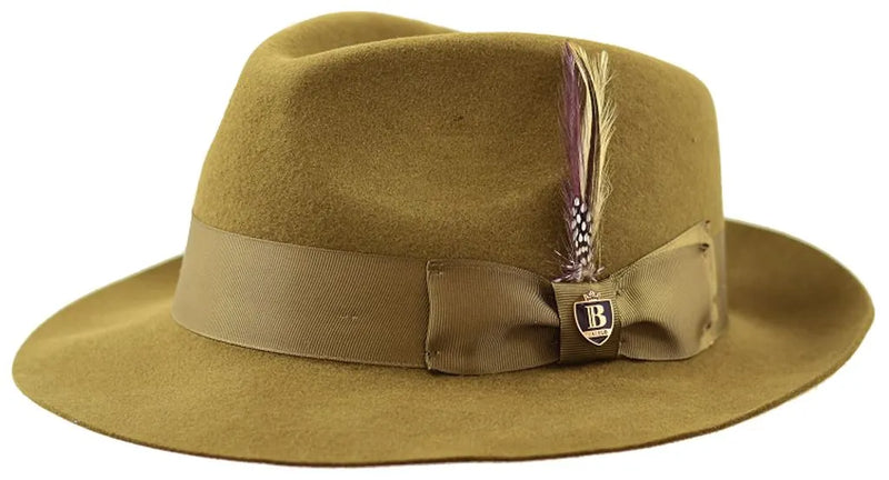 Wool Raw Edge Brim Fedora