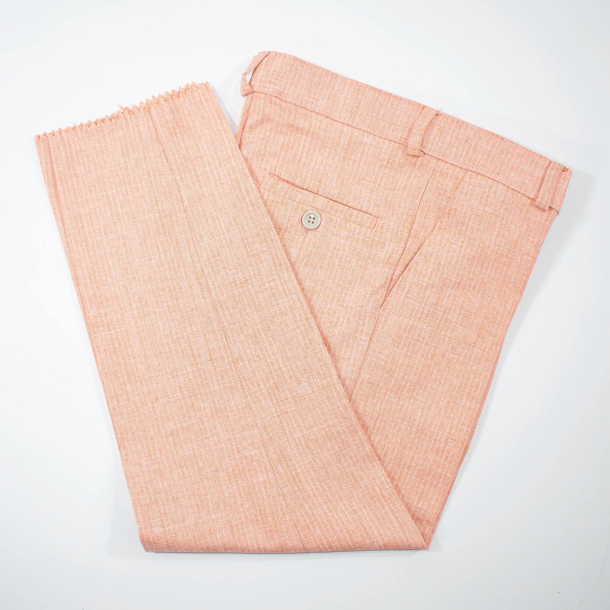Salmon Pink Pinstriped 3-Piece Kids' Suit