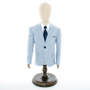 Powder Blue Pinstriped 3-Piece Kids' Suit