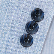 Powder Blue Pinstriped 3-Piece Kids' Suit