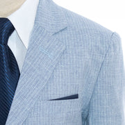 Powder Blue Pinstriped 3-Piece Kids' Suit